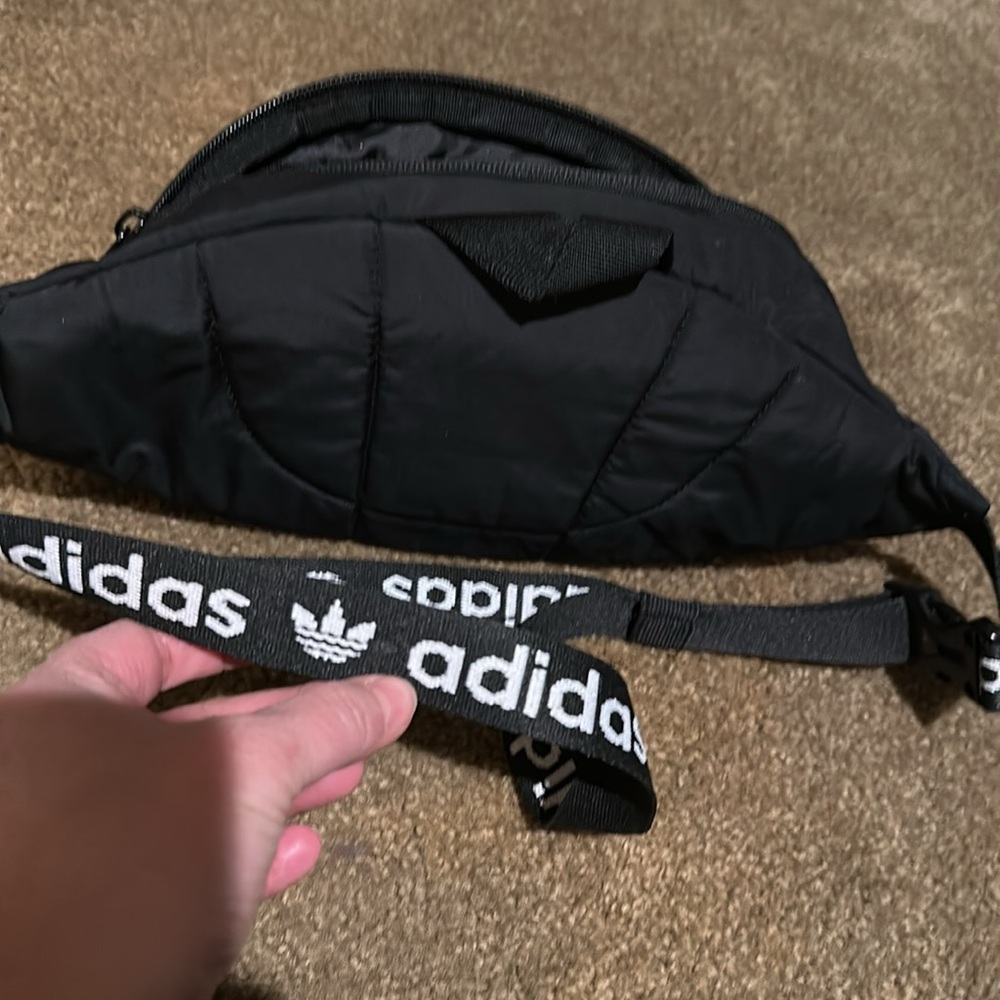 Adidas Black Waist Bag - Picture 5 of 7
